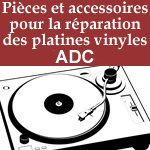 pices et accessoires pour la rparation des platines tourne disque adc