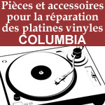 pièces et accessoires pour la réparation des platines tourne disque columbia