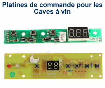 Platines de commande pour les caves  vin