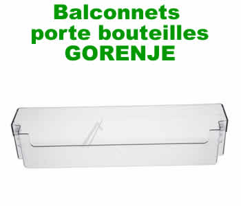 Balconnets porte bouteilles pour les rfrigrateurs GORENJE