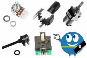 potentiomètres pour les appareils audiovisuels et électroménagers