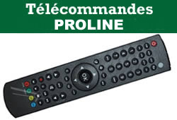 tlcommandes pour les appareils audiovisuels proline