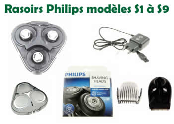 pices et accessoires pour les rasoirs modèles S de la marque philips