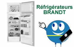 Pièces et composants pour les réfrigérateurs BRANDT