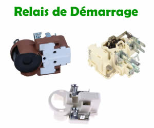 Relais de d�marrage pour la r�paration des appareils �lectrom�nagers
