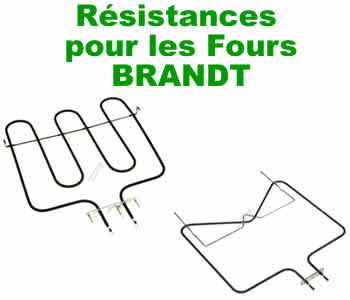 resistances de sole et voute pour les fours BRANDT