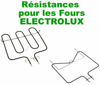 resistances de sole et voute pour les fours ELECTROLUX