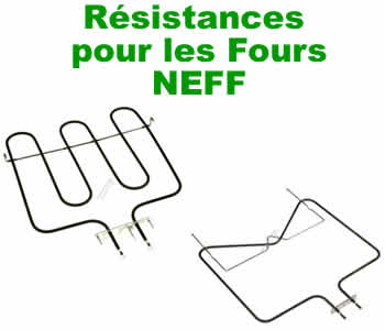 resistances de sole et voute pour les fours NEFF