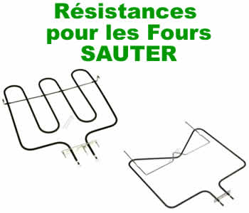 resistances de sole et voute pour les fours SAUTER