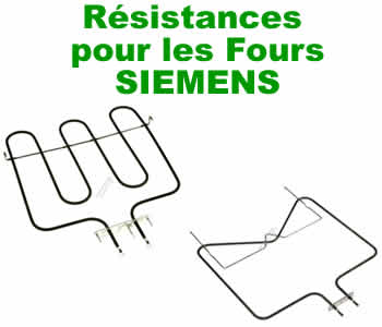 resistances de sole et voute pour les fours SIEMENS