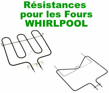 resistances de sole et voute pour les fours WHIRLPOOL