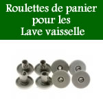 roulettes de panier pour la rparation des lave vaisselle