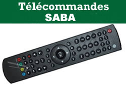 télécommandes pour les appareils audiovisuels saba