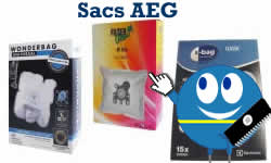 sacs pour les aspirateurs aeg