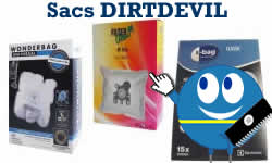 sacs pour les aspirateurs dirtdevil