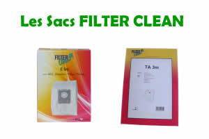 Les sacs de remplacement filter clean pour les aspirateurs