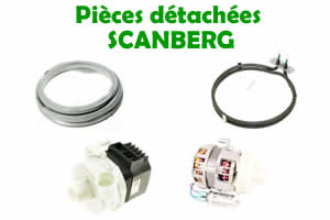 pièces détachées pour la réparation des appareils Scanberg