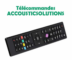 tlcommandes pour les appareils Accousticsolutions