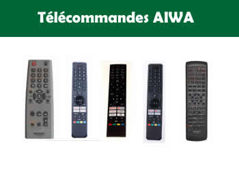 les tlcommandes pour les tlvisions et appareils AIWA