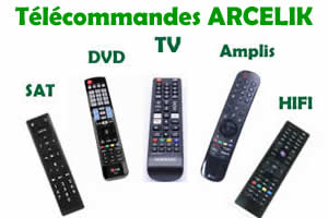 tlcommandes de remplacement pour les appareils arcelik