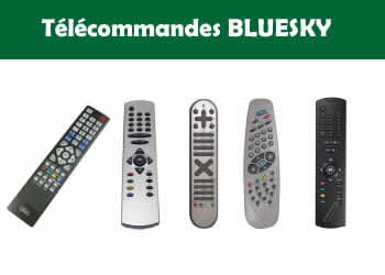 les tlcommandes pour les tlvisions et appareils Bluesky