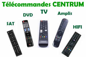 tlcommandes de remplacement pour les appareils Centrum