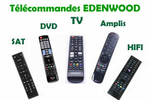 télécommandes de remplacement pour les appareils Edenwood