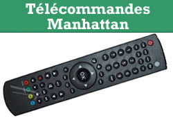 télécommandes pour les télévisions et appareils Manhattan