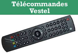 télécommandes pour les télévisions et appareils Vestel