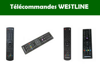 tlcommandes pour les tlvisions et appareils Westline