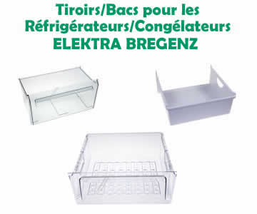 tiroirs pour les rfrigrateurs et conglateurs de la marque elektrabregenz