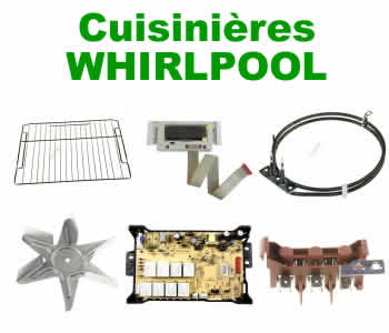 les pièces et composants de remplacement pour les cuisinières whirlpool